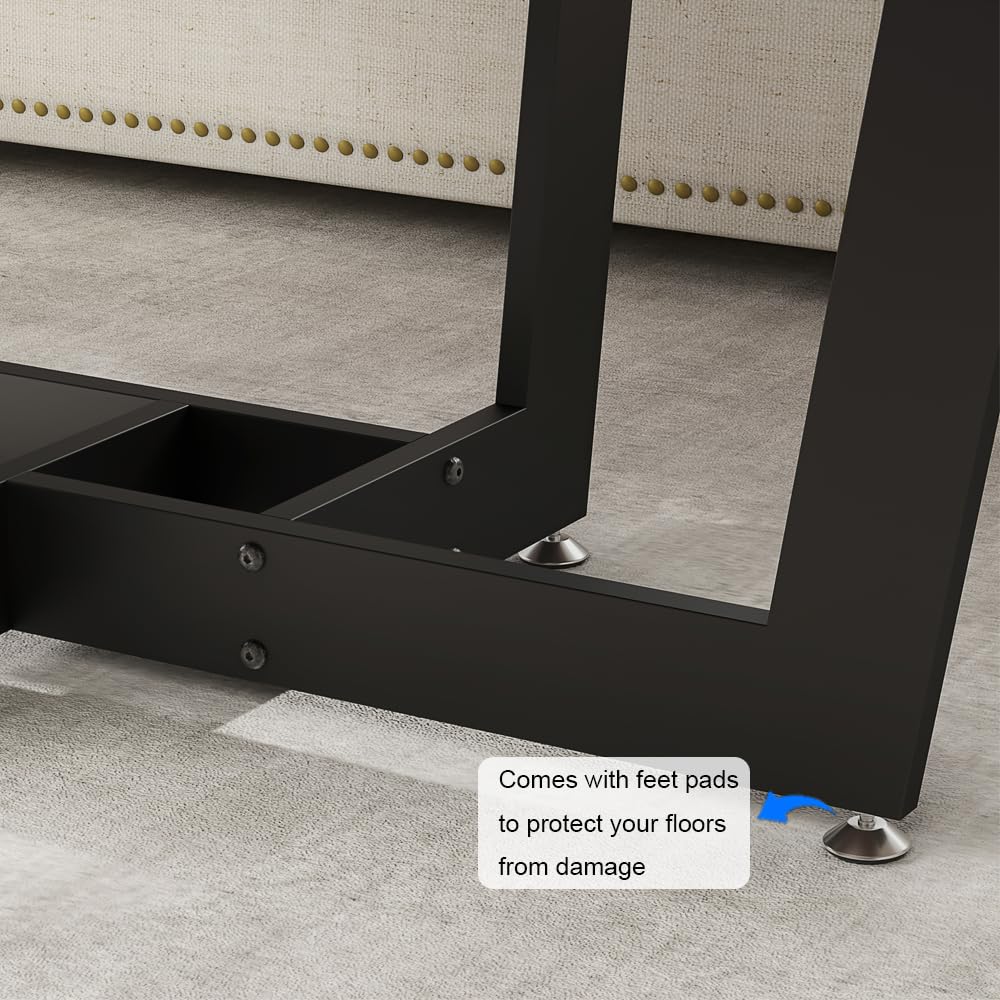 KaKaBB Metal Coffee Table Legs, 18 Inch Coffee Table Base, Furniture Legs for Marble, Glass,Wood Top, Heavy Duty Modern Desks Bench Legs