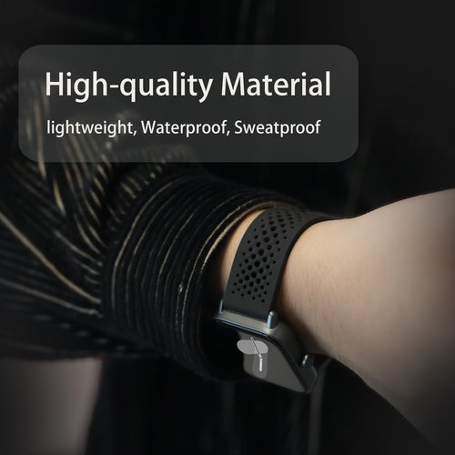 Compatible with Polar Vantage M3 bands, Lamshaw 22mm, 20mm Silicone band with Metal Buckle Compatible with Polar Unite, Ignite, Ignite 2, Ignite 3, Pacer, Vantage V3, Grit X, Grit X Pro, Grit X2 Pro, Vantage M, M2, M3 Smartwatch (Black, 20mm size band)