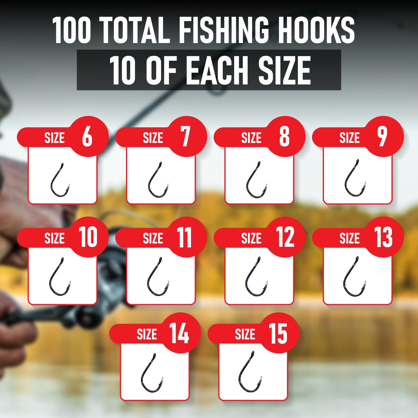 Fishing Hooks Freshwater - Trout - Crappie - Bluegill - Bass - Panfish - Walleye - Perch - Sunfish