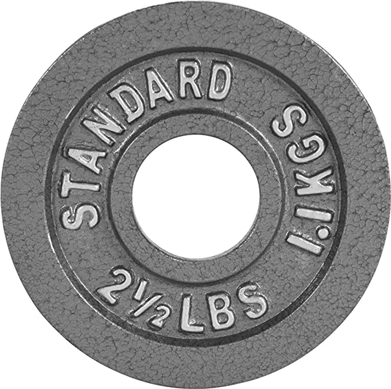 CAP Barbell Olympic 2-Inch Weight Plate, Gray