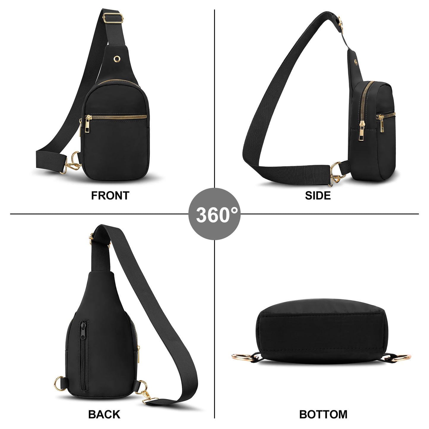 VOROLO Fanny Pack For Women And Men Crossbody Bag Belt Bag with Adjustable Strap Valentines Day