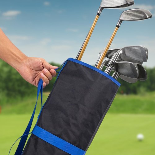 Lightweight Golf Bags for Men, Foldable Golf Club Bags Made of Oxford Cloth, Adjustable Strap, Holds Multiple Clubs, Golf Travel Bag Gifts Compact Design Easy to Store and Travel