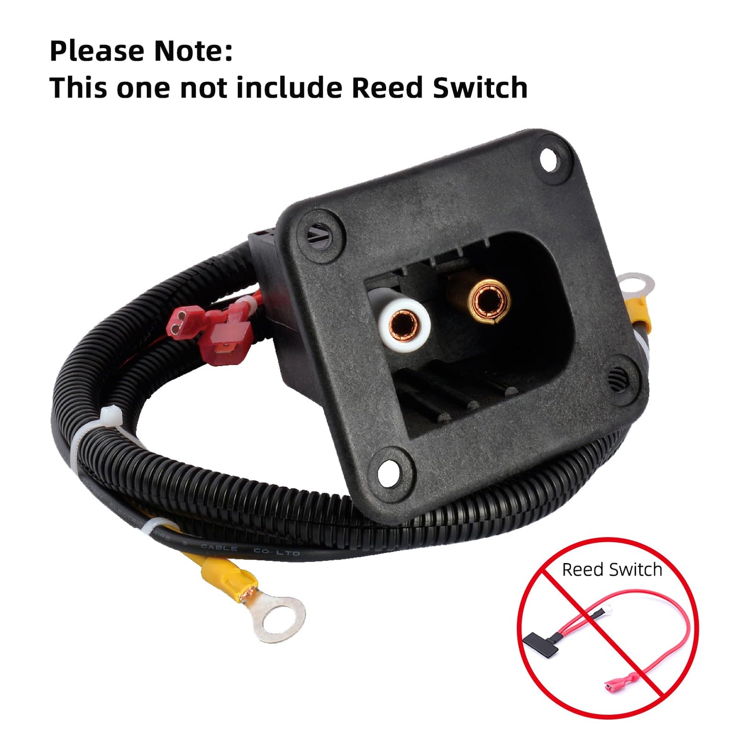 AIPSET 36 Volt Golf Cart Powerwise Charger Receptacle Compatible with EZGO TXT & Medalist with PDS/DCS Electric Golf Carts, Replace OEM# 73051-G29, 73063-G01