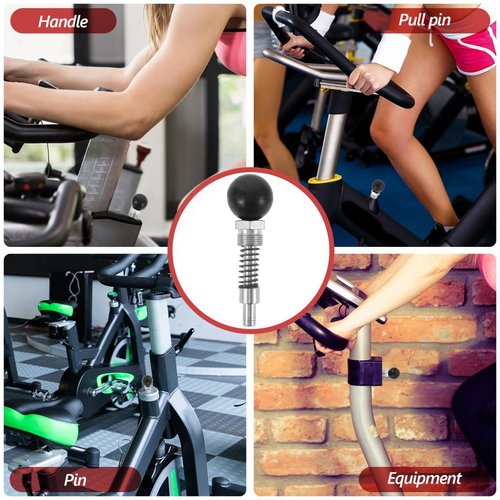balacoo Adjustable Fitness Pull Pin Knob Durable Spring Loaded Pin for Gym Equipment Easy Installation for Exercise Machines Versatile Compatibility for Weightlifting and Arm Wrestling