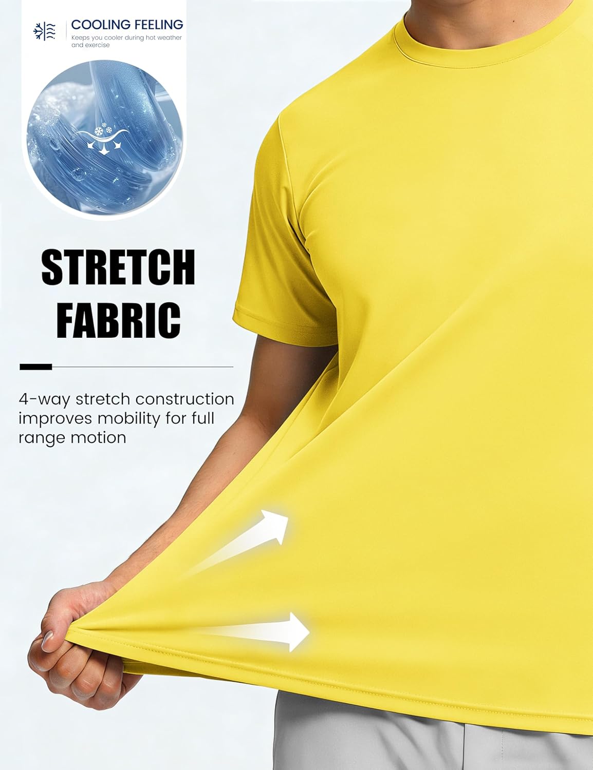 TACVASEN Men's Athletic T-Shirts - Quick Dry Workout & Sun Protection Rash Guard | UPF 50+