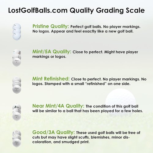 LostGolfBalls e6 Golf Balls - Mint Condition AAAAA Quality | Recycled White Golf Balls for Best Value