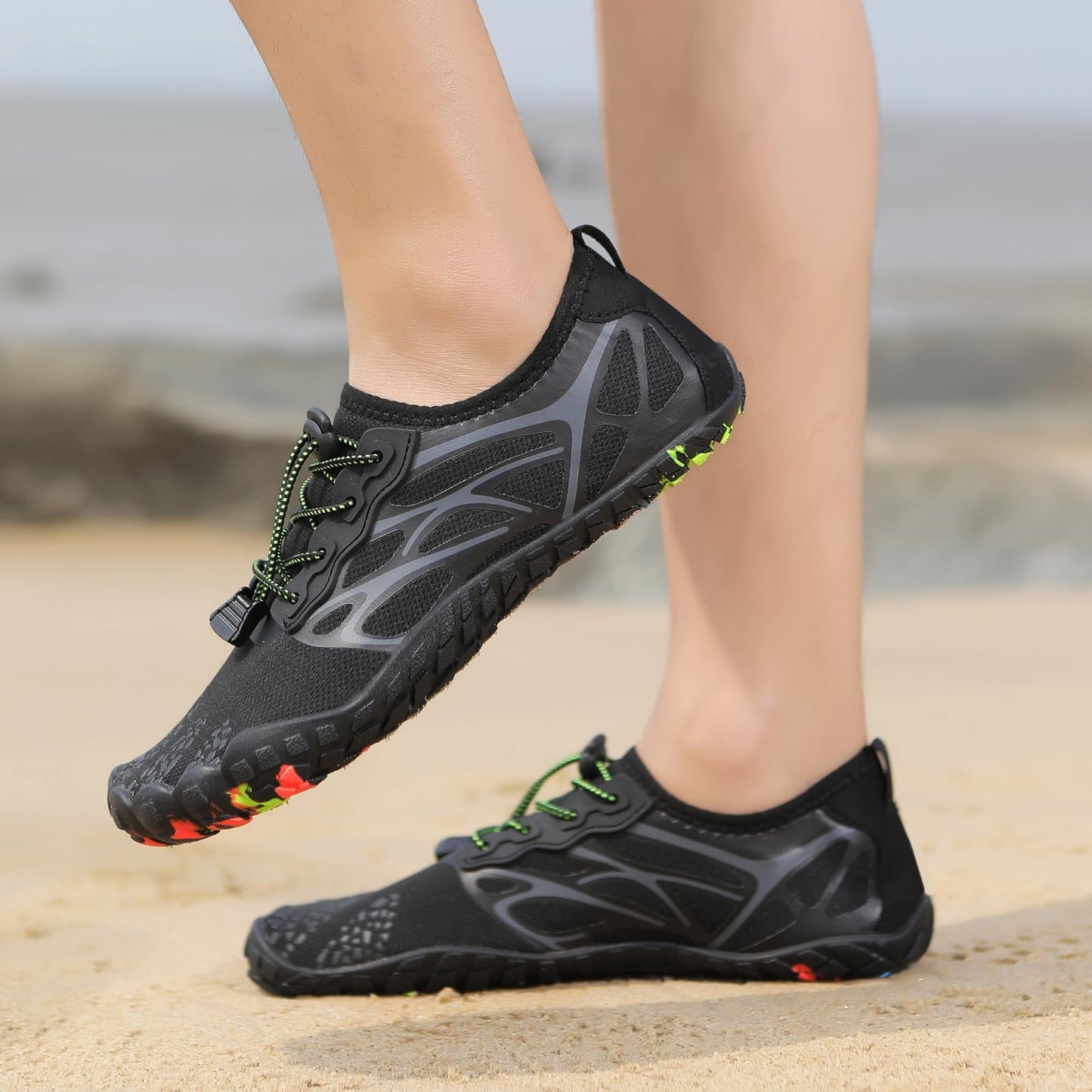 ziitop Water Shoes for Men Women Beach Barefoot Swim Rock Climbing Pool Shoes Socks, Anti-Slip Breathable Quick Dry Lightweight Slip-on, Outdoor Sport Hiking Walking Boating Fishing Diving Surfing