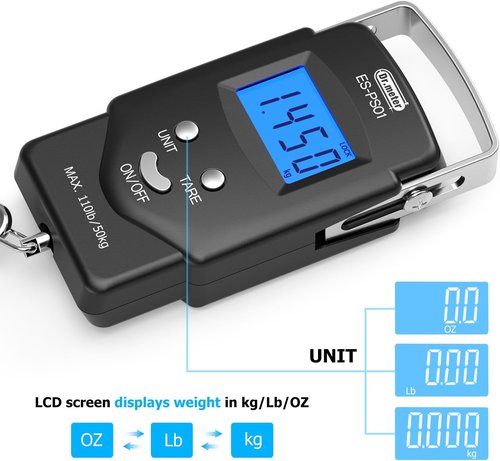 Dr.meter Fishing Scale - Accurate Weight Measurement for All Your Fishing Needs | Portable Design
