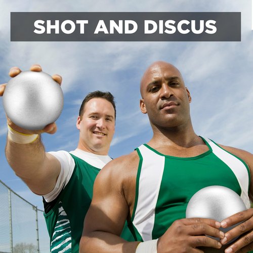 Silipull Shot Put Balls Track and Field Iron Shot Put Outdoor Cast Metal Shotput Weight Balls for Beginners Throwers Outdoor Practice(Sliver,12 Lbs)