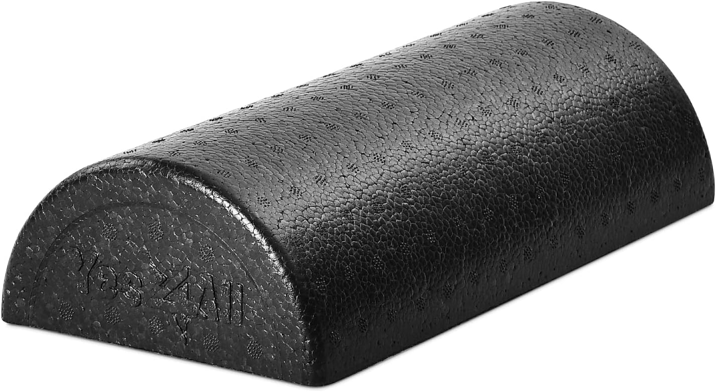 Yes4All High-Density EPP Foam Roller - Versatile Half Round Design for Yoga, Pilates & Stretching | 12-36 Inch Sizes