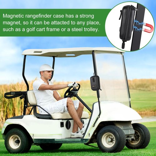 GUNPJONE Golf Rangefinder Magnetic Case, Rangefinder Hard Shell Carry Case Rangefinder Cover for Bushnell TourX V2 V3 V4 V5 Pro X2 Pro XE Or Other Golf Laser Rangefinder