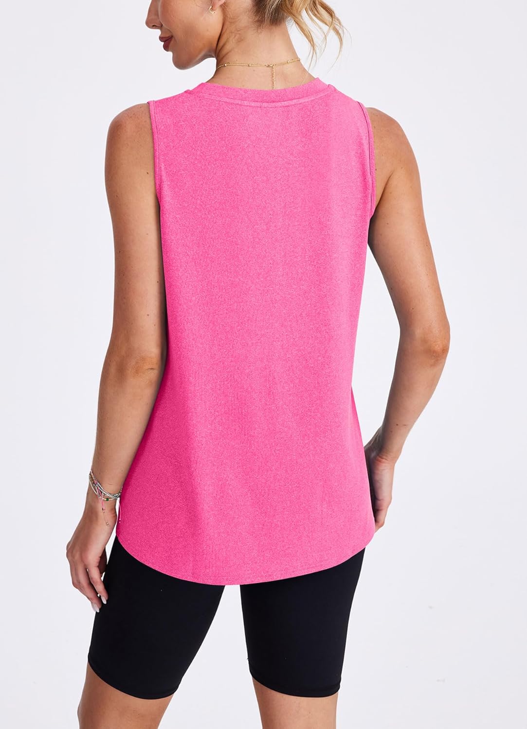 Skiennix Women's Workout Tank Tops - Lightweight Sleeveless Athletic Shirts for Running, Yoga & Tennis