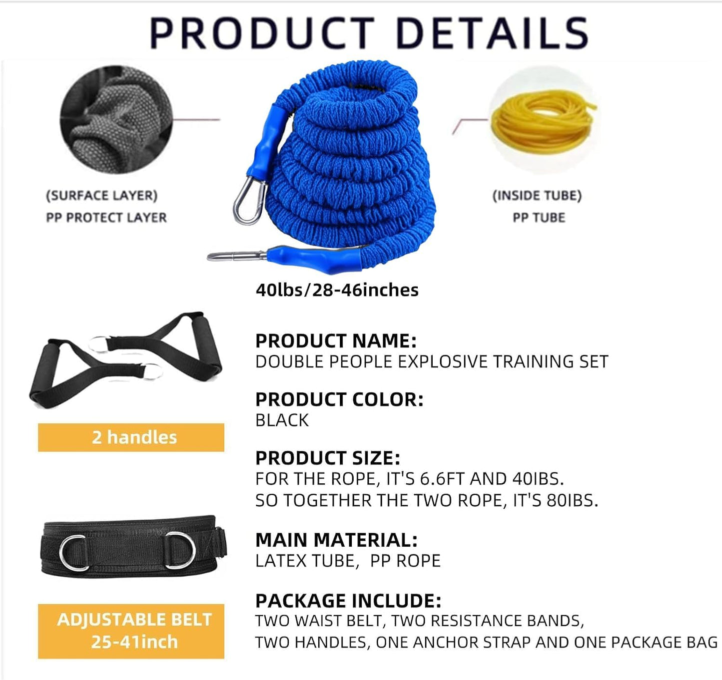 Skiennix Resistance Speed Training Set - 8-Piece Agility Equipment for Enhanced Jumping Performance