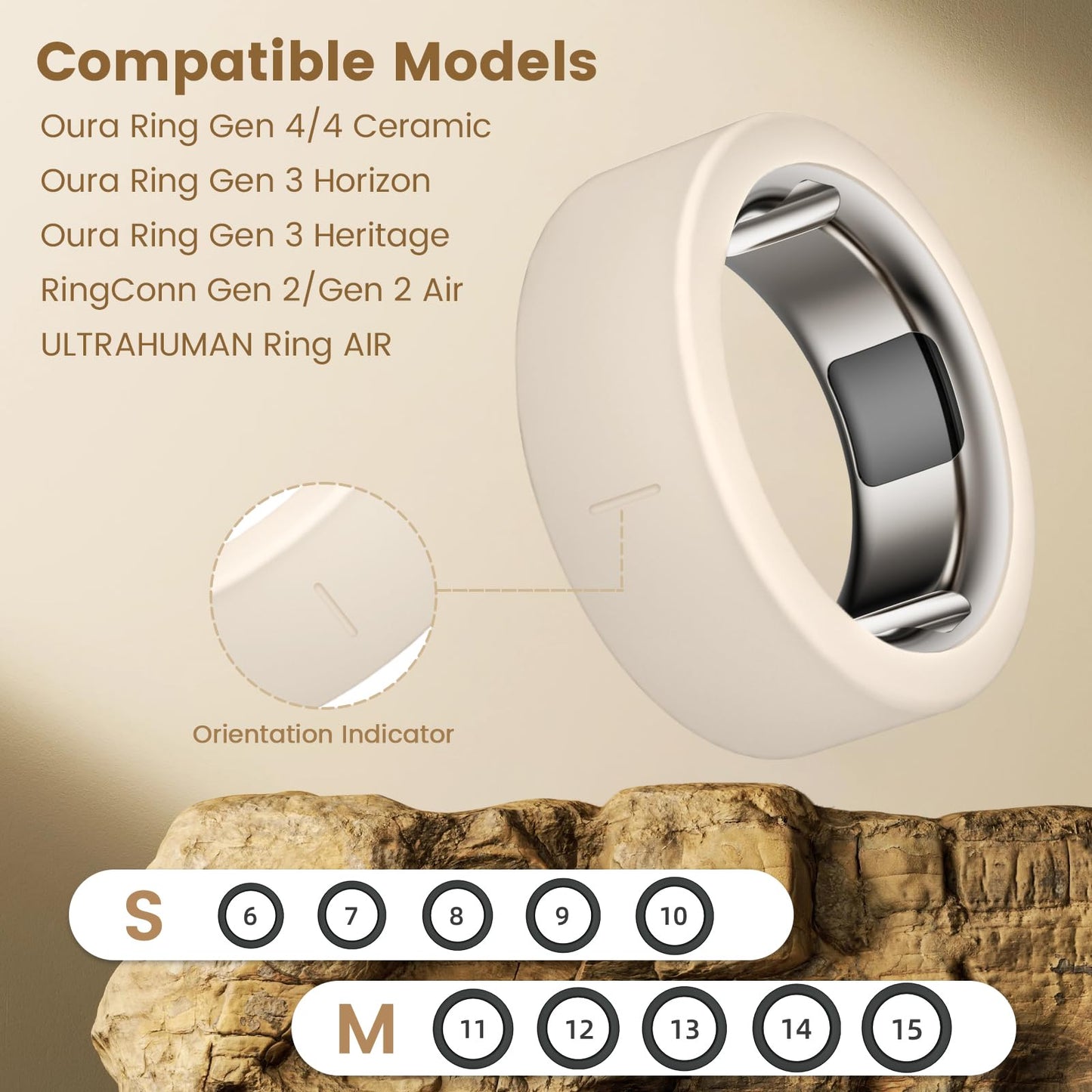 10 Pack Covers Compatible with Oura Ring Gen 4/Gen 3, Anti-Scratch Elastic Silicone Smart Ring Protector for ULTRAHUMAN Ring AIR/RingConn Gen 3/Gen 2/Gen 2 Air Cover