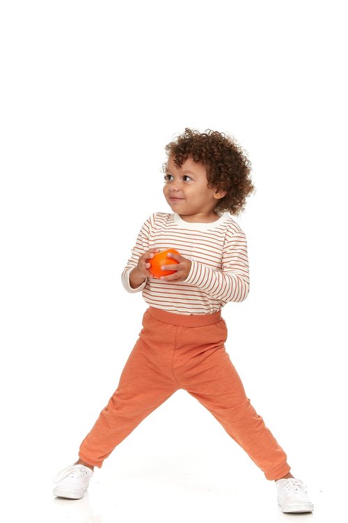 Cudlie 5-Pack Baby/Toddler Boys Jogger Pants - Lightweight Tapered Sweatpants - Lounge Jogger for Boys - 2T