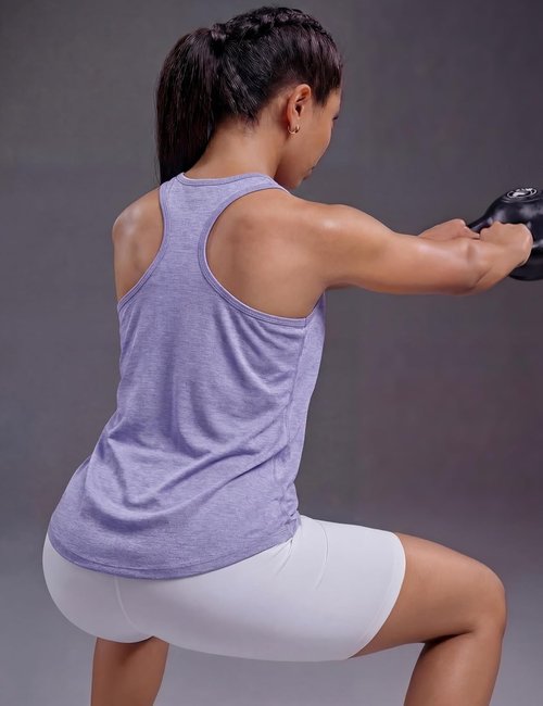 MAGCOMSEN Women's Athletic Tank Top - Sleeveless Racerback Yoga & Gym Sportswear | Perfect for Workouts