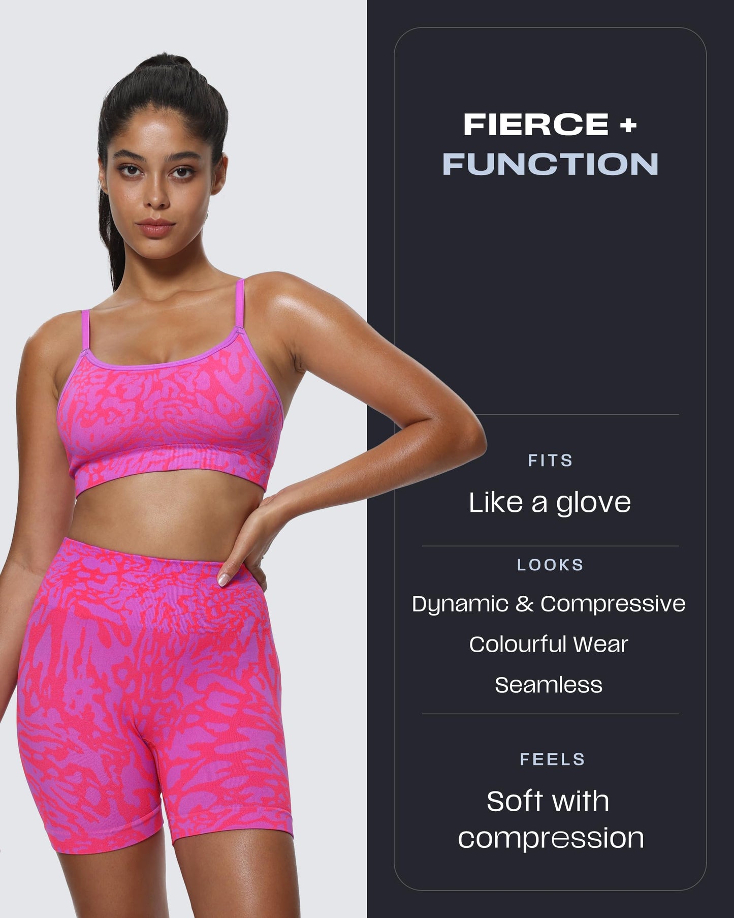 Aoxjox Seamless Camo Scrunch Workout Biker Shorts for Women Tummy Control High Waisted Athletic Gym Running Yoga Short 5" (Shelly Pink Camo, Small)