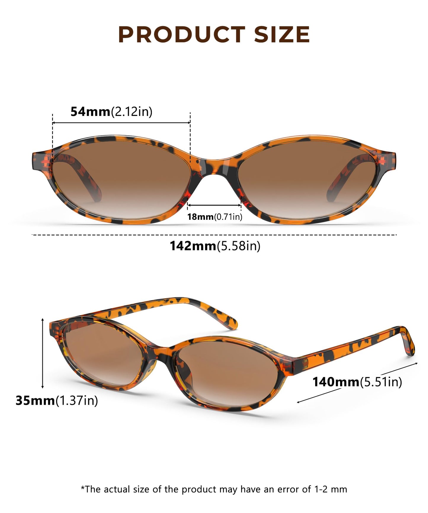 QALLY Retro Oval Womens Sunglasses Cat Eye Sunglasses for Women: Chic 90s Sunnies Lightweight Trendy UV protection Sun Glasses