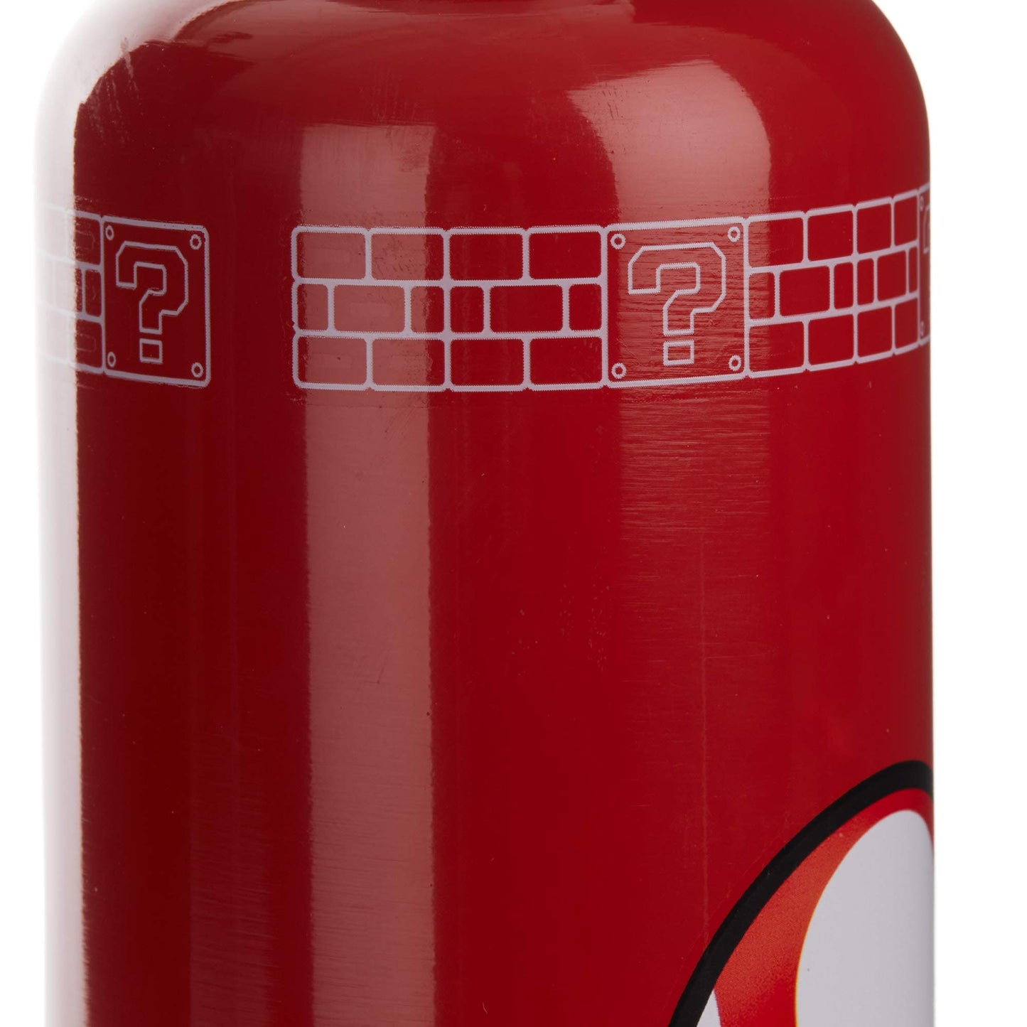 Paladone Super Mario Power Up Water Bottle - Spill & Leak Proof Lid Design - 500 ml