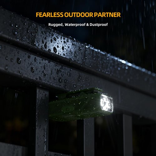Eyshwu EDC Flashlight Rechargeable Clip-On Light with 90° Rotatable Head, 200-Lumen Mini Flashlight Hands-Free Pocket Light, with 10 Lighting Effects, Magnetic for Camping, Emergency, Running