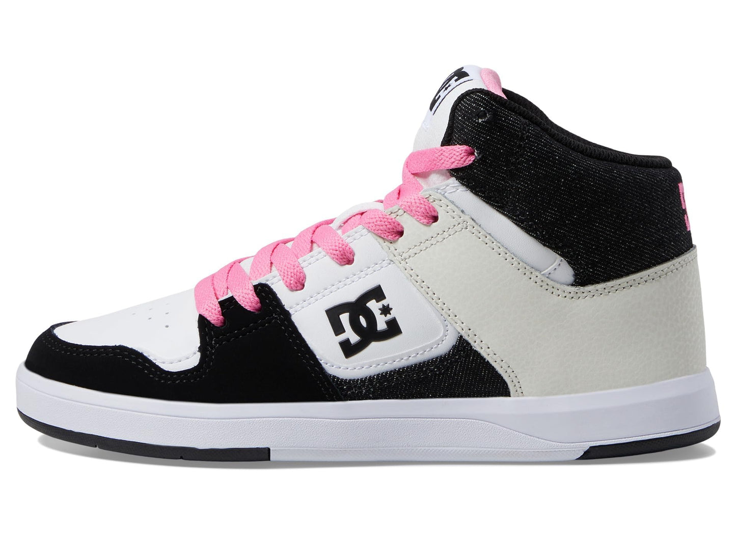 DC Shoes Cure High- Black/Crazy Pink/Denim- 3.5