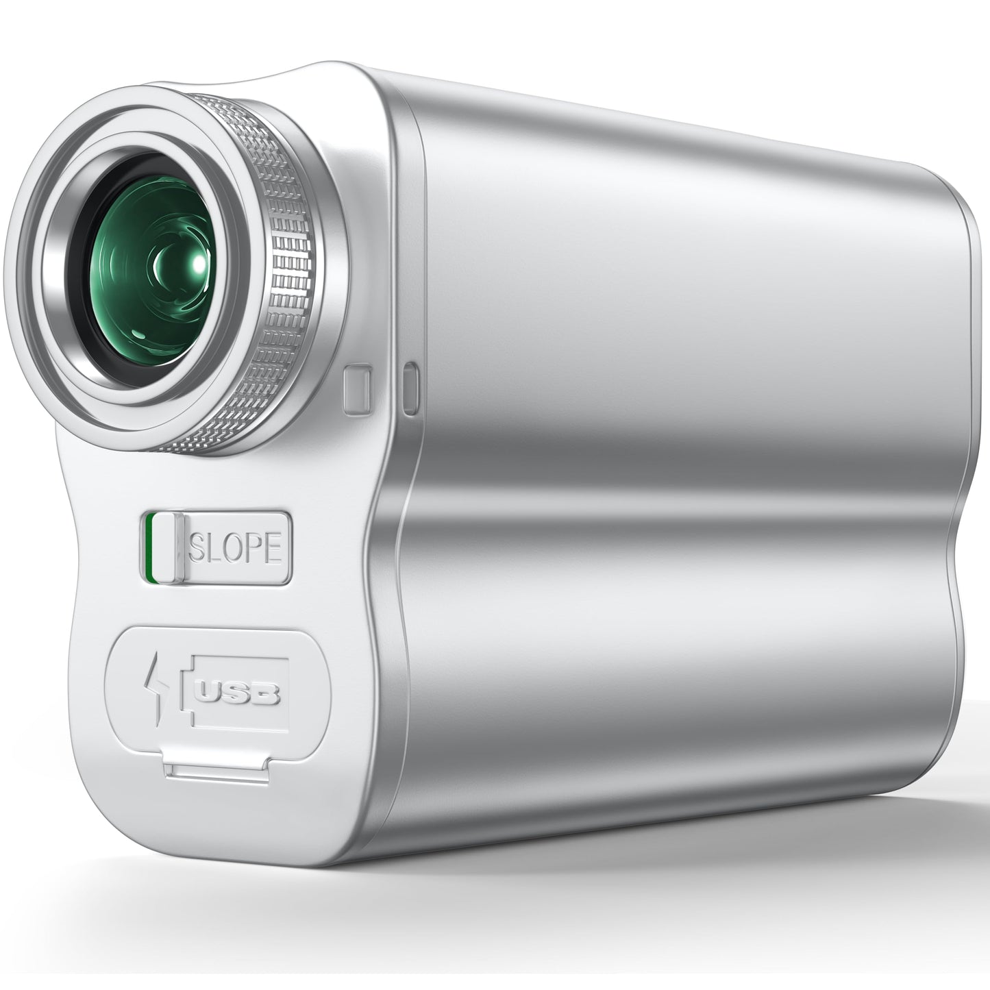 1200 Yards Golf Range Finder with External Slope Switch, Magnetic Aviation Aluminum Body, 7X Magnification Laser Rangefinder for Golf & Hunting, USGA Tournament Legal, USB-C Rechargeable & 0.5S Lock