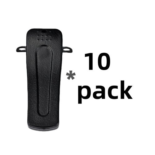 10Pack Belt Clip Compatible with Baofeng BF-888S BF-666S BF-777S with RETEVIS H-777 Walkie Talkie Two Way Radio(with Screws)