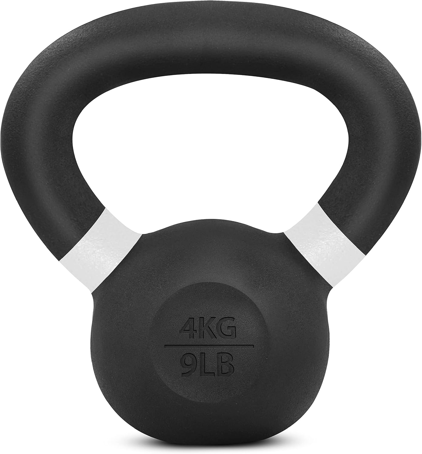Yes4All Kettlebell - Heavy-Duty Cast Iron with Non-Slip Handle & Flat Bottom | 9lb to 71lb Options