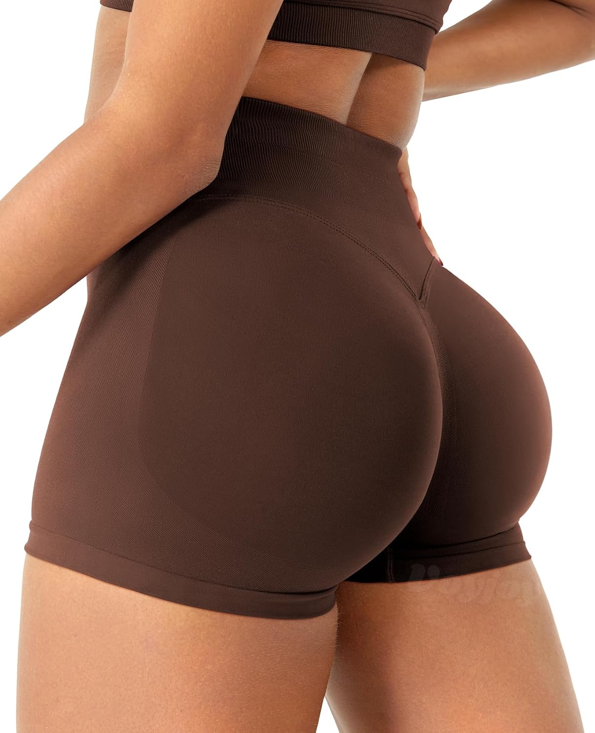 VOYJOY Women's Workout Shorts - Scrunch Butt Lifting Seamless Booty Biker Shorts | 2.5" to 6" Sizes