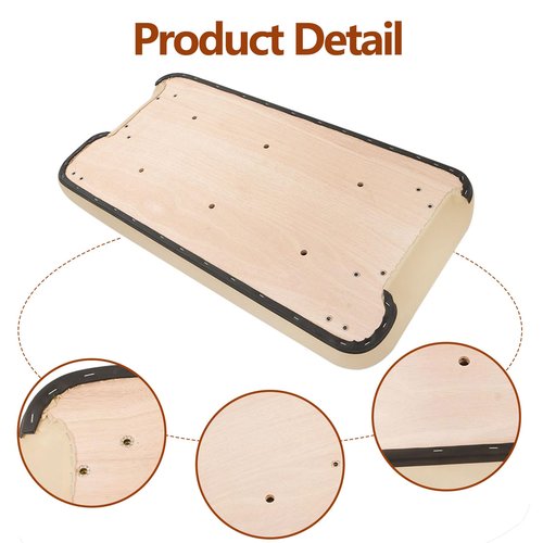 GXYWADY Golf Cart Front Seat Bottom Cushion Assembly Replacement for Club Car Precedent 2004-Up Gas & Electric Models, Beige