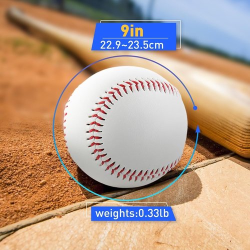Gracfulcub Official Game Baseball - Perfect for Youth & Adult Training | Official Size & Weight