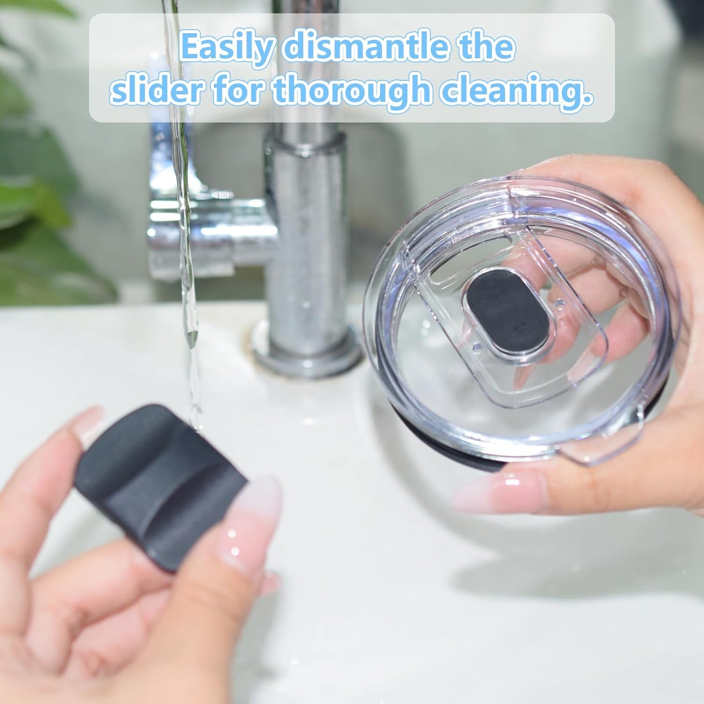 YETI Magnetic Slider Replacement Lids - 6 Pack Spill Proof Covers for 20 oz Tumblers & Mugs | BPA Free