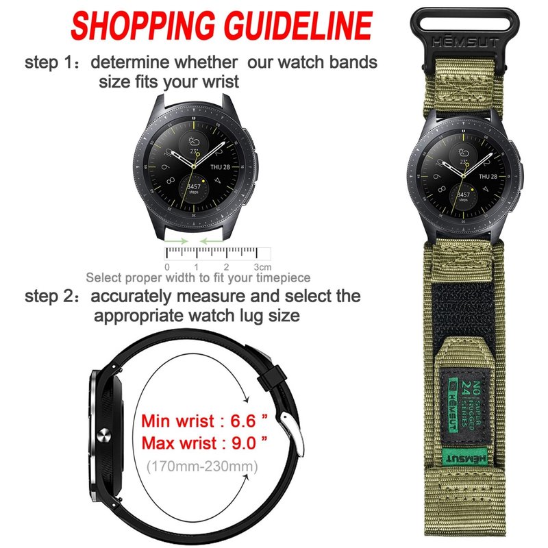 22mm Quick Release Watch Band for Amazfit T-Rex 3 Pro 48mm/Active MAX/Bip 6/Bip 5, Garmin Venu 4 45mm/Vivoactive 4 45mm/Forerunner 265 46mm/Forerunner 255 46mm/255 Music,Hook&Loop Nylon Replacement Wristbands