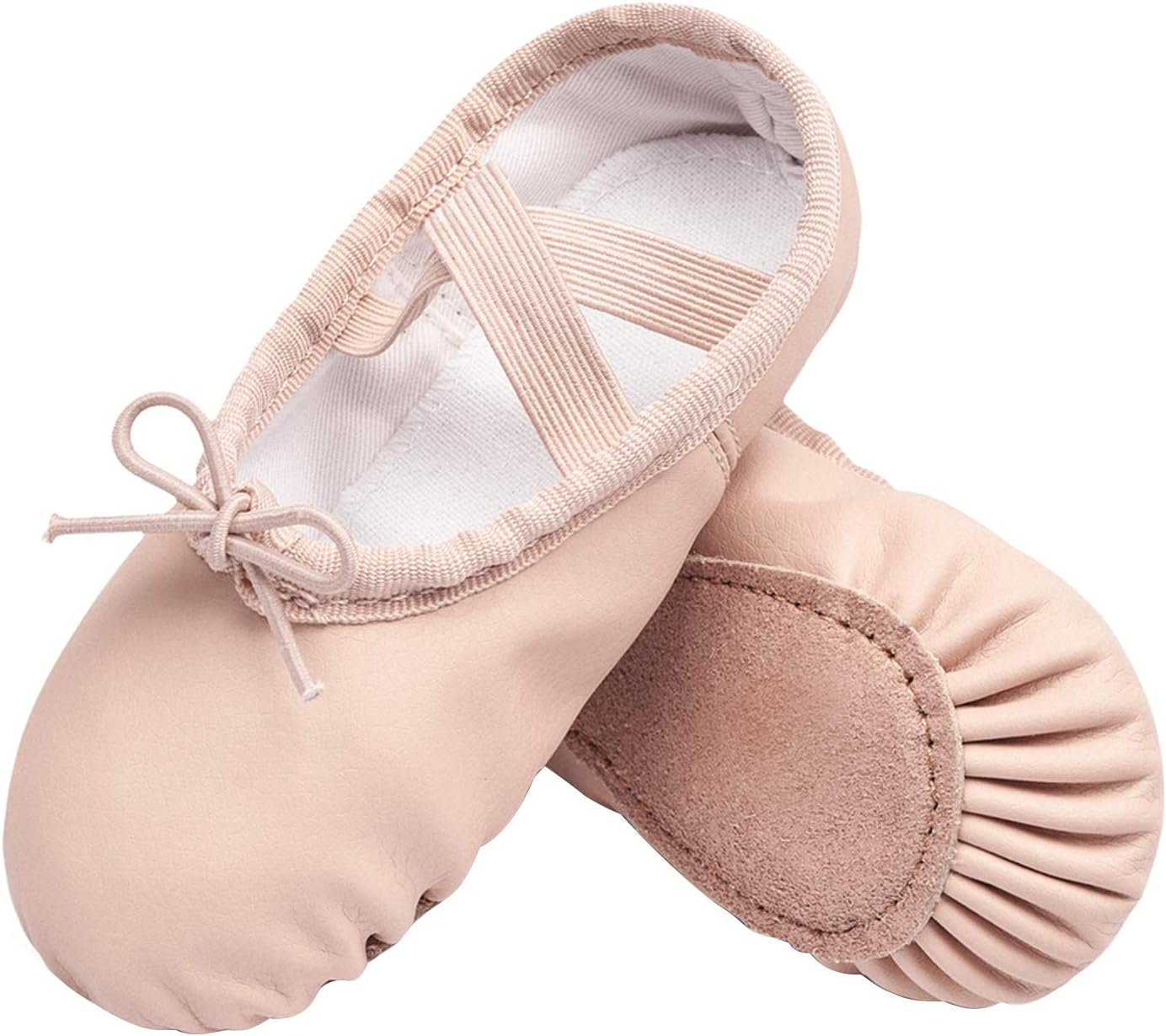 Stelle Ballet Shoes - Soft Leather Toddler & Kids Ballet Slippers | Perfect for Dance Classes
