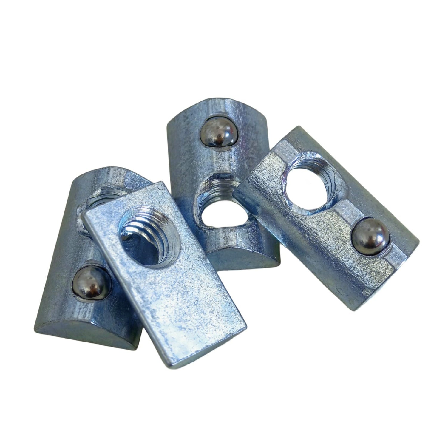 Deooxye 5/16-18 Steel Roll in T-nut with Ball Spring, Suitable for 15 Series or 40 Series Aluminum Extrusion Profile Rail (20 Packs)