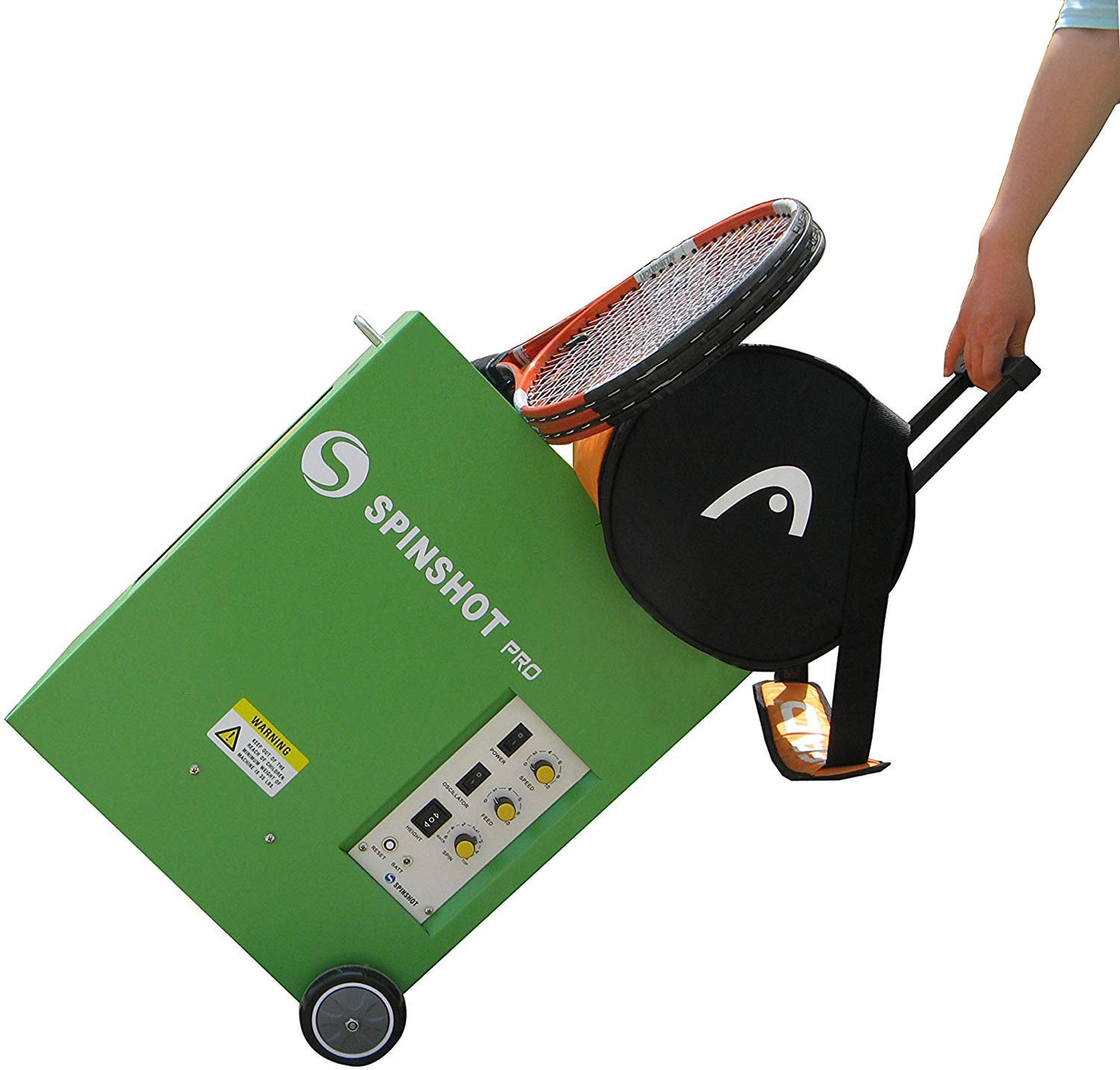 Spinshot Pro Tennis Ball Machine (The Best Model for Easy Use)