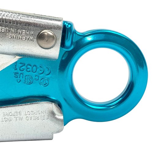 ProClimb Forged Aluminum Carabiner with Captive Eye, Blue
