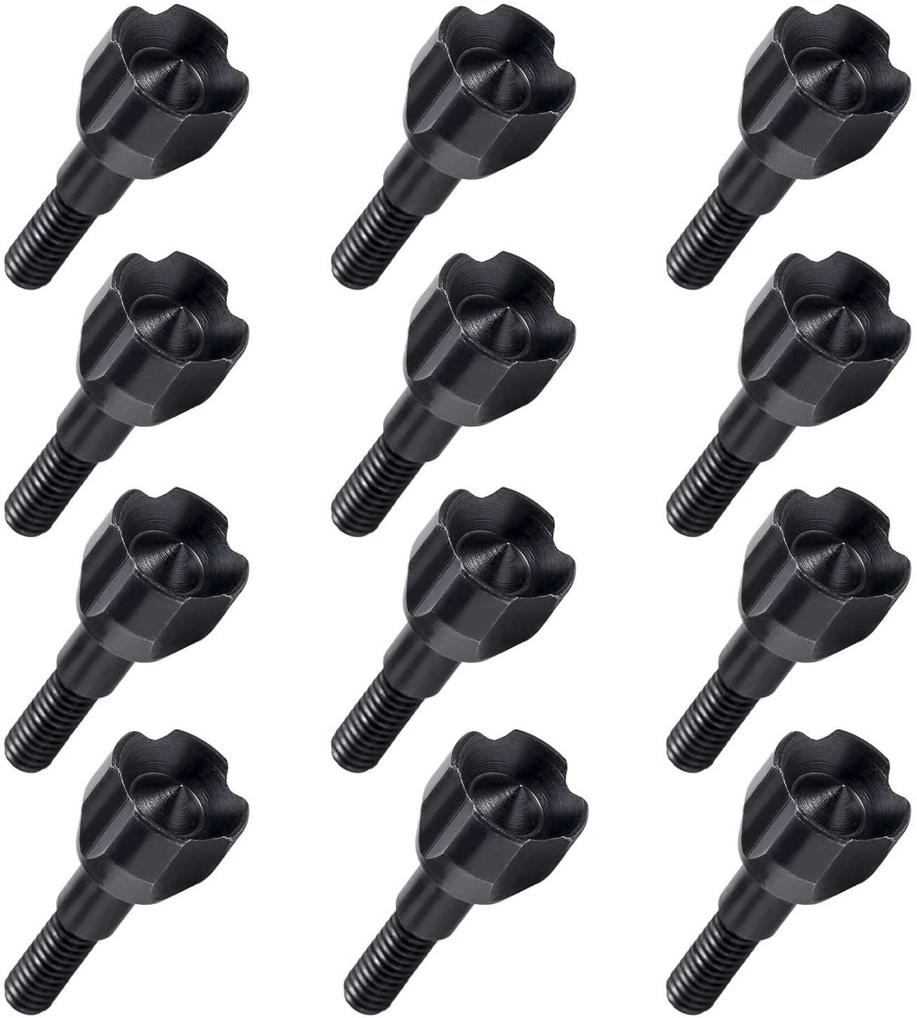 Ontsho Small Game Broadheads 100/125 Grain Hammer Blunt Field Points Archery Arrow Tips Screw-in Field Tips