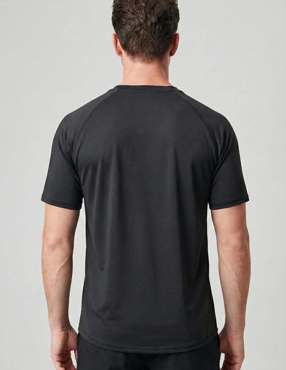 Skiennix Men's Quick Dry Crew Neck T-Shirts - 5 Pack Athletic Workout Tees for Gym & Running