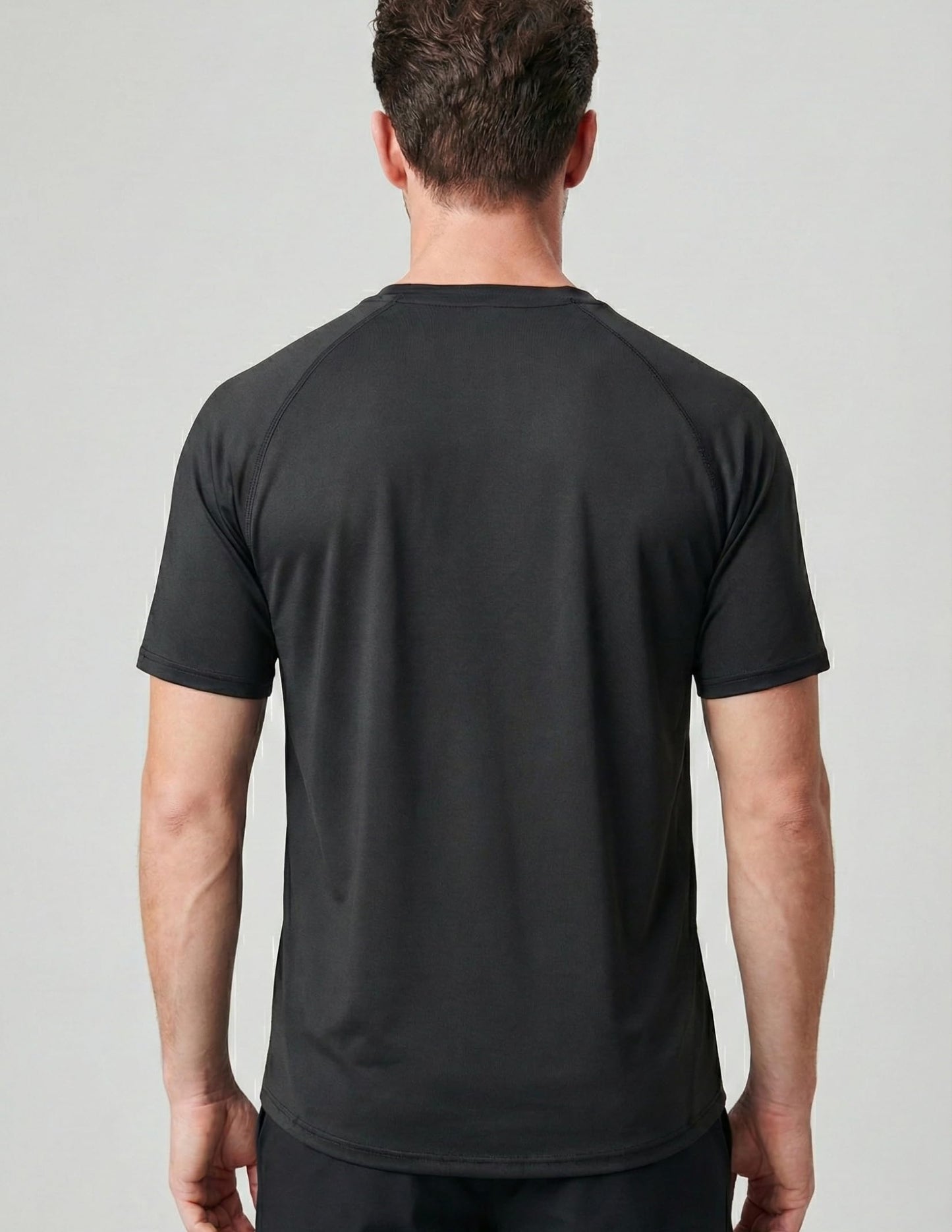 5 Pack Men’s Active Quick Dry Crew Neck T Shirts | Athletic Running Gym Workout Short Sleeve Tee Tops Bulk (Set 8, Large)