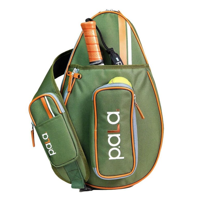 P.ala Multi-Sport Crossbody Padel Bag – Fits 2 Padel Rackets, Lightweight 2.07 lb, Fence Hook, 13” Device Sleeve, Compact Racket Bag for Padel, Tennis & Pickleball