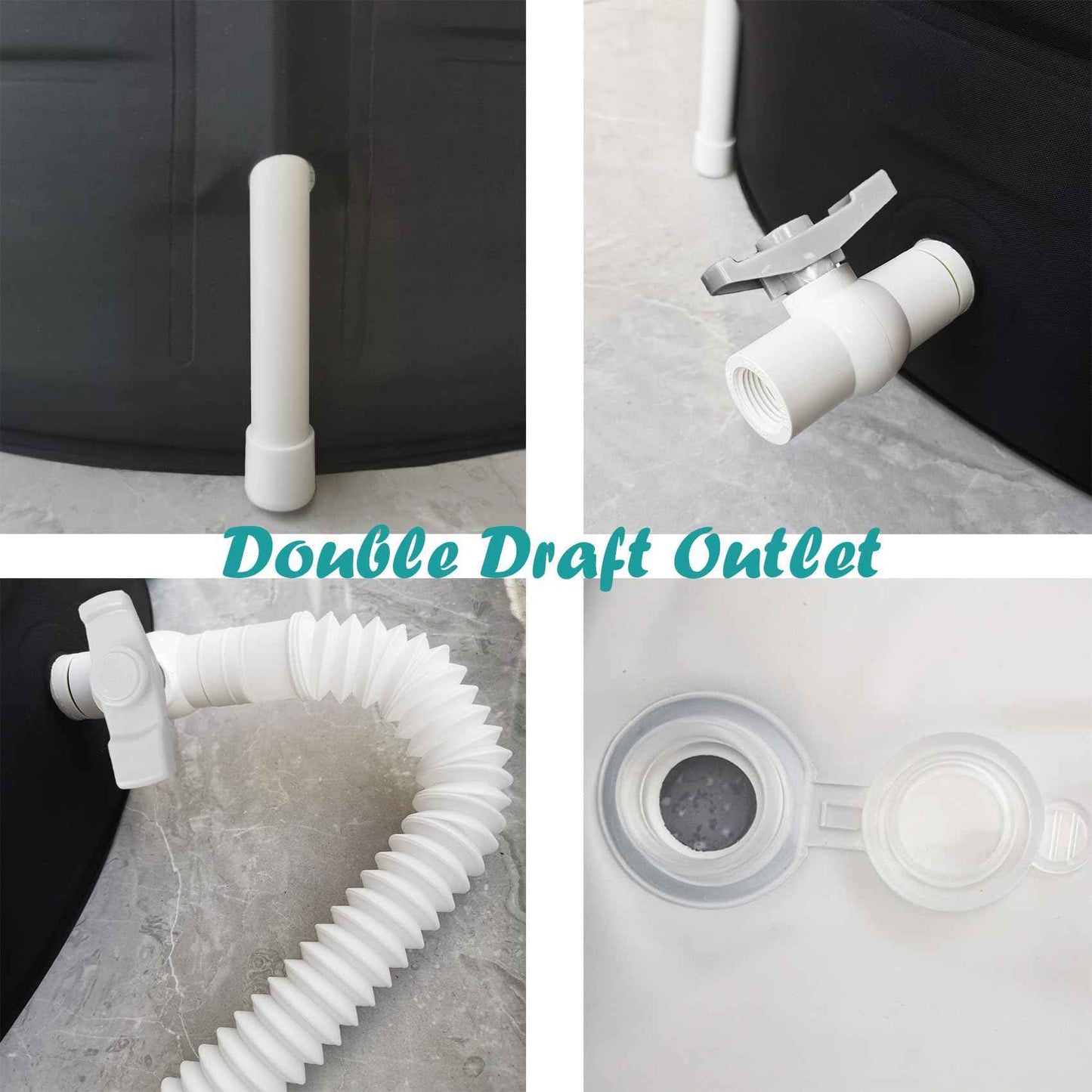 Portable Bathtub Adult Soaking Tub Folding Shower Cold Plunge Tub Cold Plunge Barrel Bath Tub Shower Tub (Dia 29.5" x H 27.5")