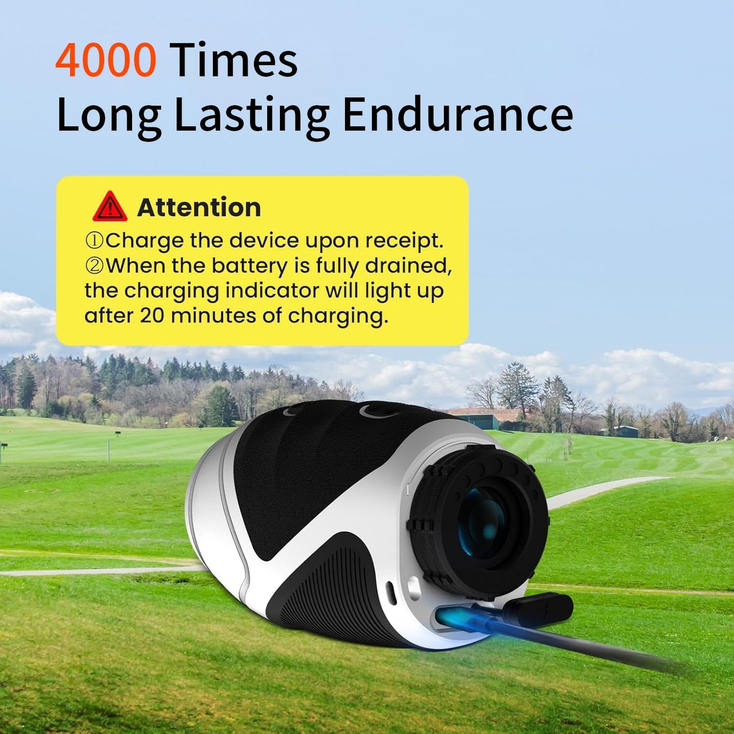 PEAKPULSE Golf Range Finder - 1200 Yards Mini Lightweight with 7X Magnification | Rechargeable for Men & Women