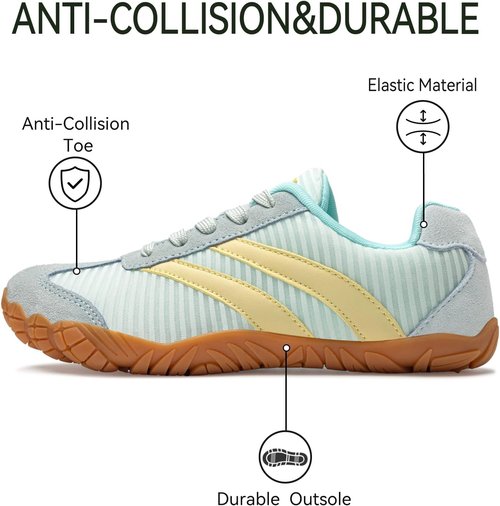 Barefoot Shoes | Women’s Casual Sneakers with Wide Toe Box - Lightweight & Breathable for Hiking & Running