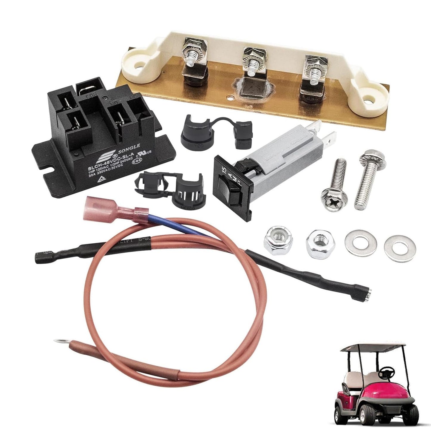 DRIVE UP PowerDrive Golf Cart Battery Charger Repair Kit 48 Volt for Club Car Chargers OEM#17930