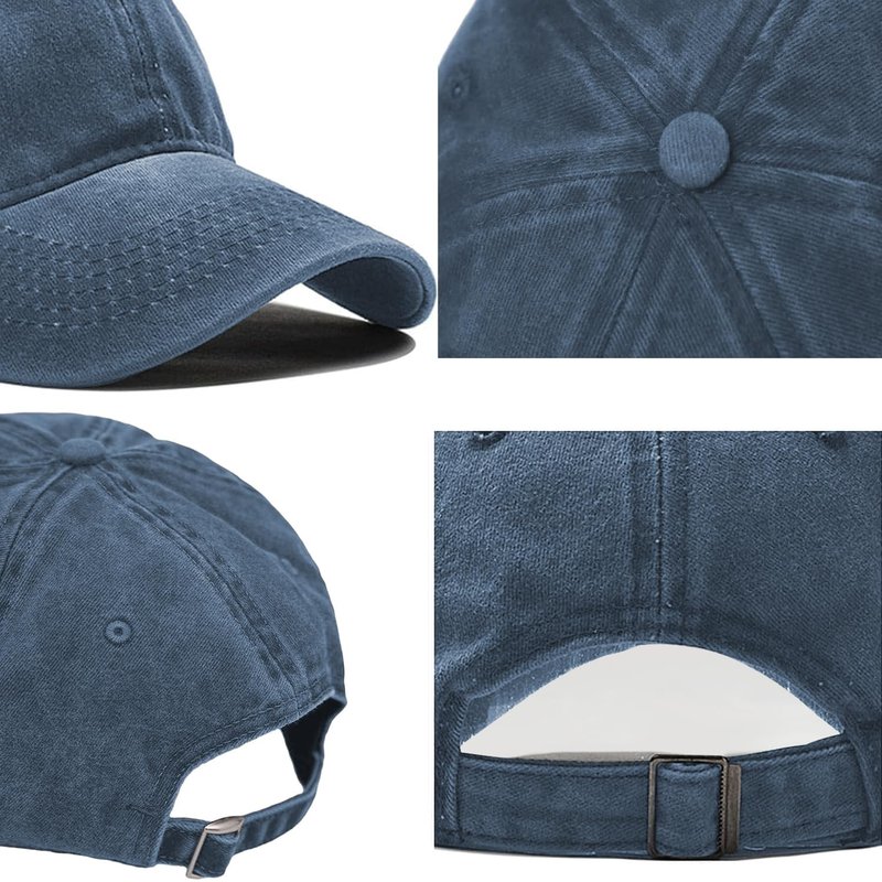 Christan Jesus Cross Baseball Cap Embroidered Dad Hat Adjustable Fashion Hats for Men Women Polo Trucker Unisex Style Headwear(Navy Blue)