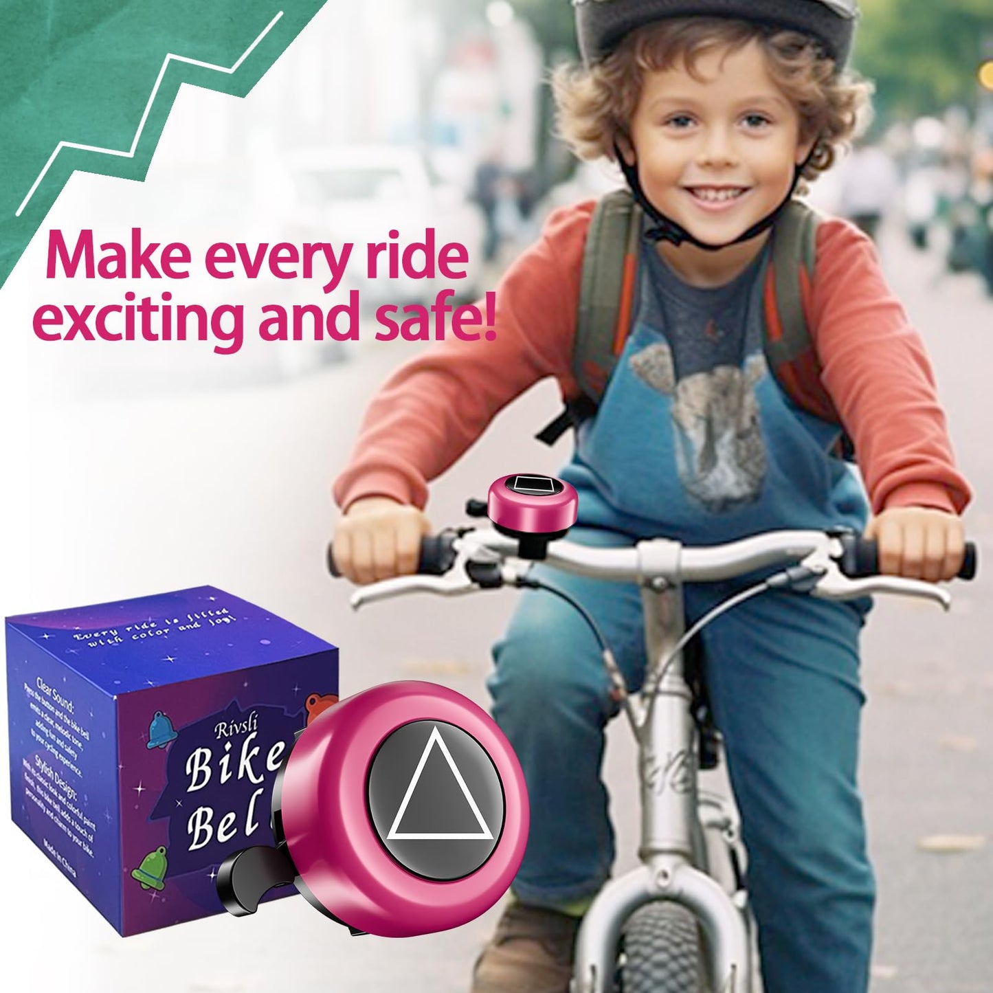 Bike Bell Classic Bicycle Bell Mountain Bike Bells for Adults Kids with Loud Sound and Fit for Most Bicycle Handlebars
