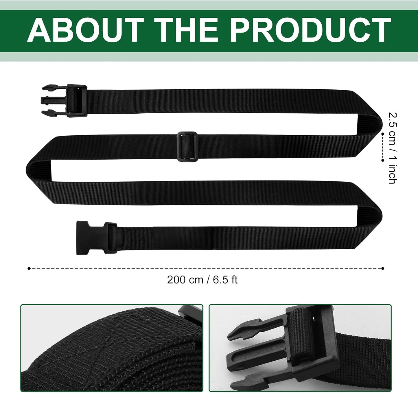 Skiennix Adjustable Cone Carrier Strap - 6.5 Feet Agility Disc Storage & Travel with Quick Snap Closure
