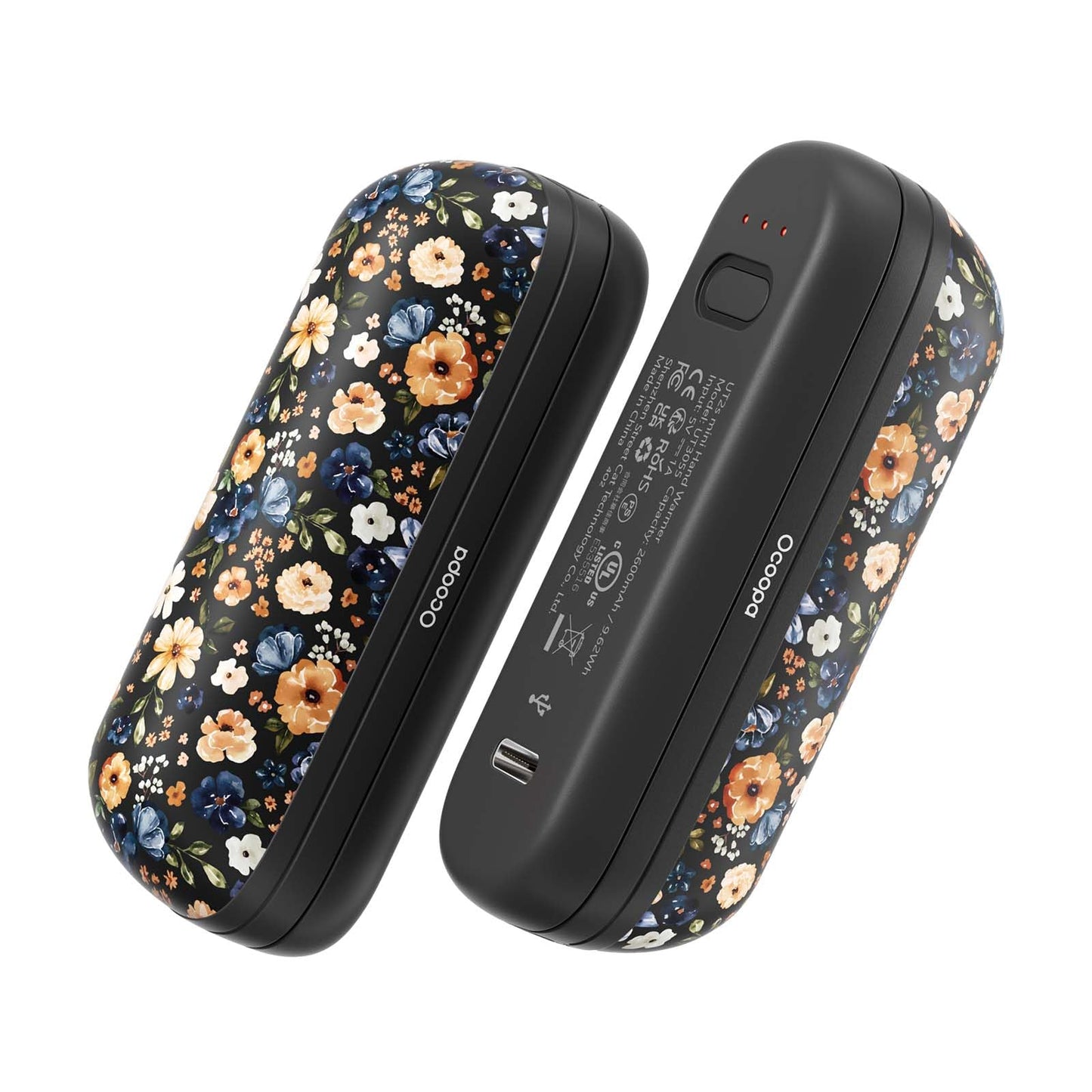 OCOOPA 2 in 1 Magnetic Rechargeable Hand Warmers, UT2s Mini Electric Handwarmers 2 Pack, Split USB-C, Reusable Portable Pocket Heater, Raynauds, Golf, Christmas, Tech Gifts for Women Men
