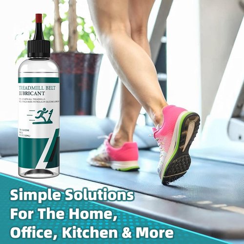 High-Performance Treadmill Belt Lubricant - 100% Silicone, High-Temperature Resistant, 4.2 Ounce